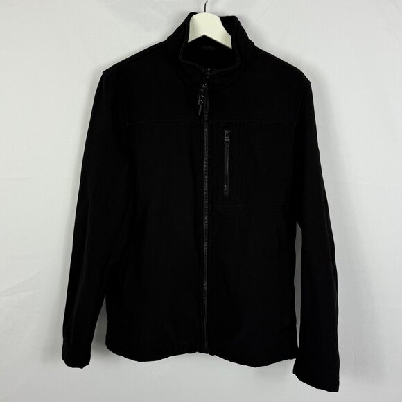 Calvin Klein Black Jacket Coat Mens S Water Resistant Breathable 4 Way Stretch - Picture 1 of 11